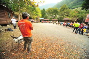 大会会場のキャンプ場の様子