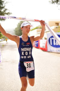 女子優勝のハン選手